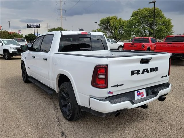 Used 2026 Bright White Clearcoat RAM Big Horn/Lone Star 4x4 Crew Cab 144.5 in. WB image 2
