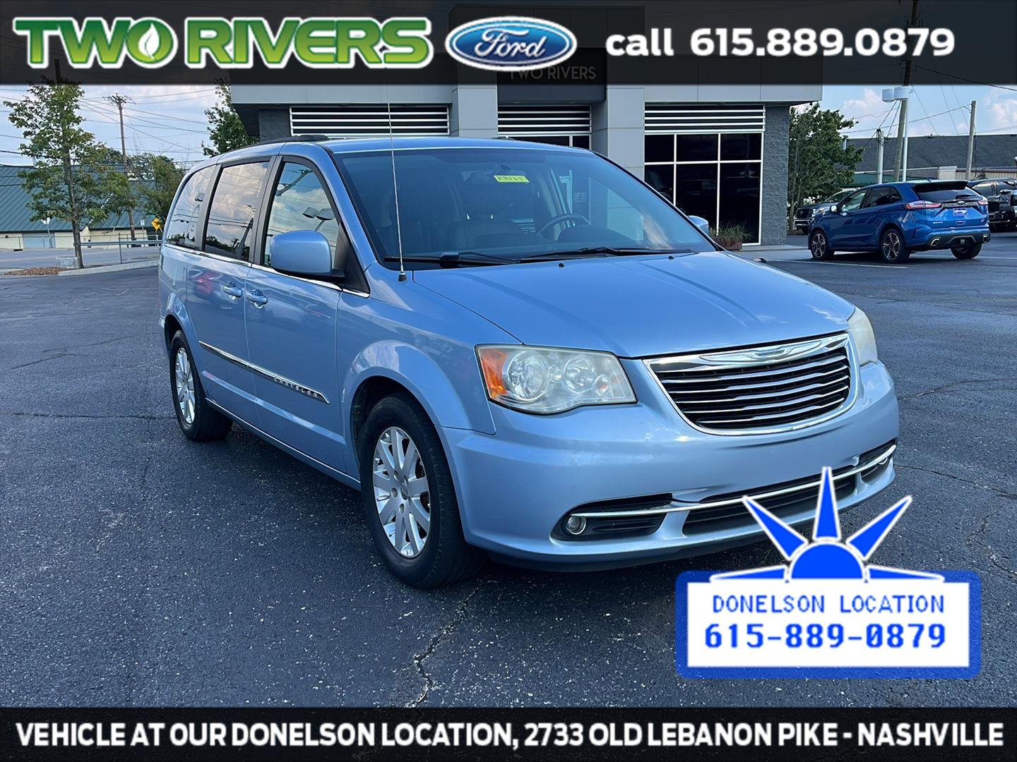 Used 2013 Crystal Blue Pearlcoat Chrysler Touring image 2