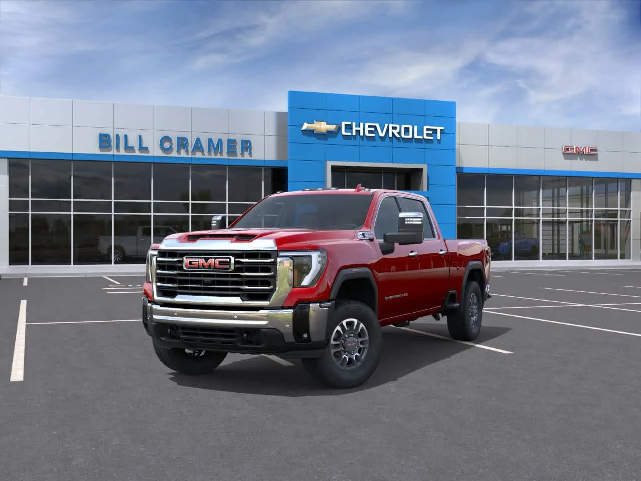 New 2026 Volcanic Red Tintcoat GMC SLT image 8