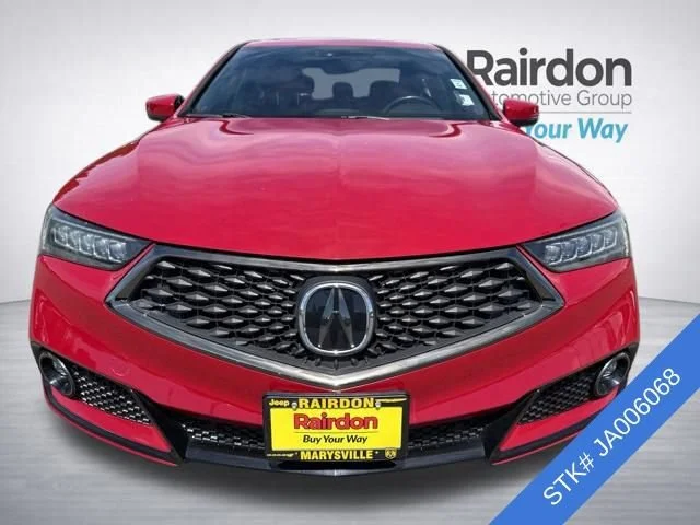 Used 2018 San Marino Red Acura 3.5L V6 image 2