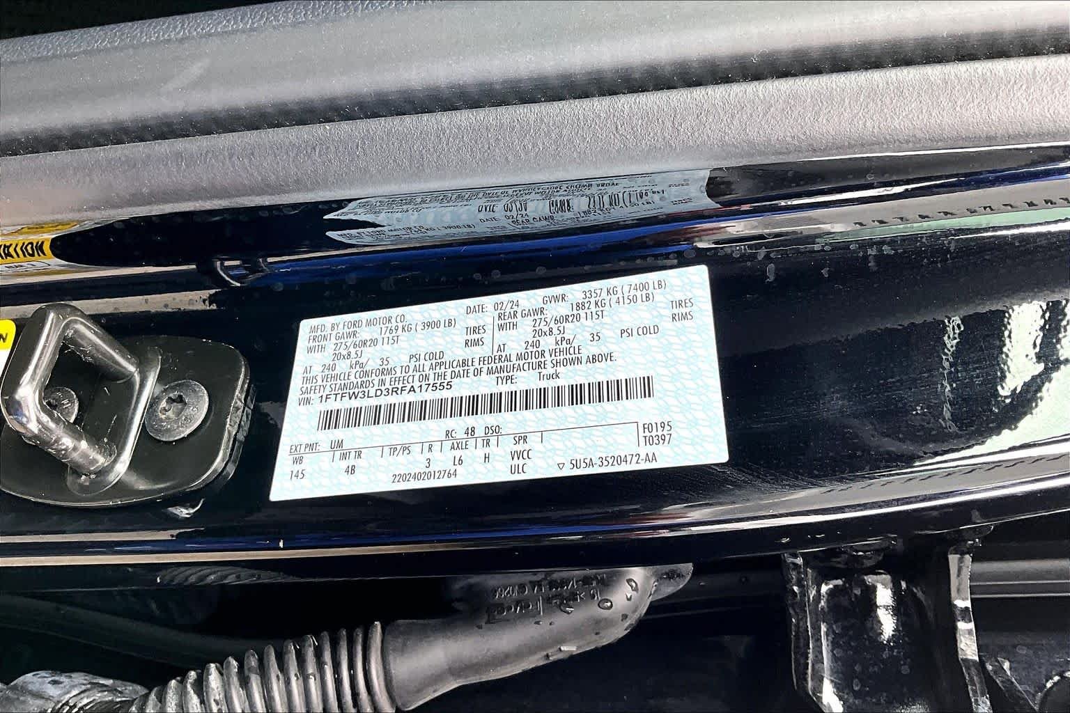 Certified Used 2024 Agate Black Metallic Ford XLT image 34