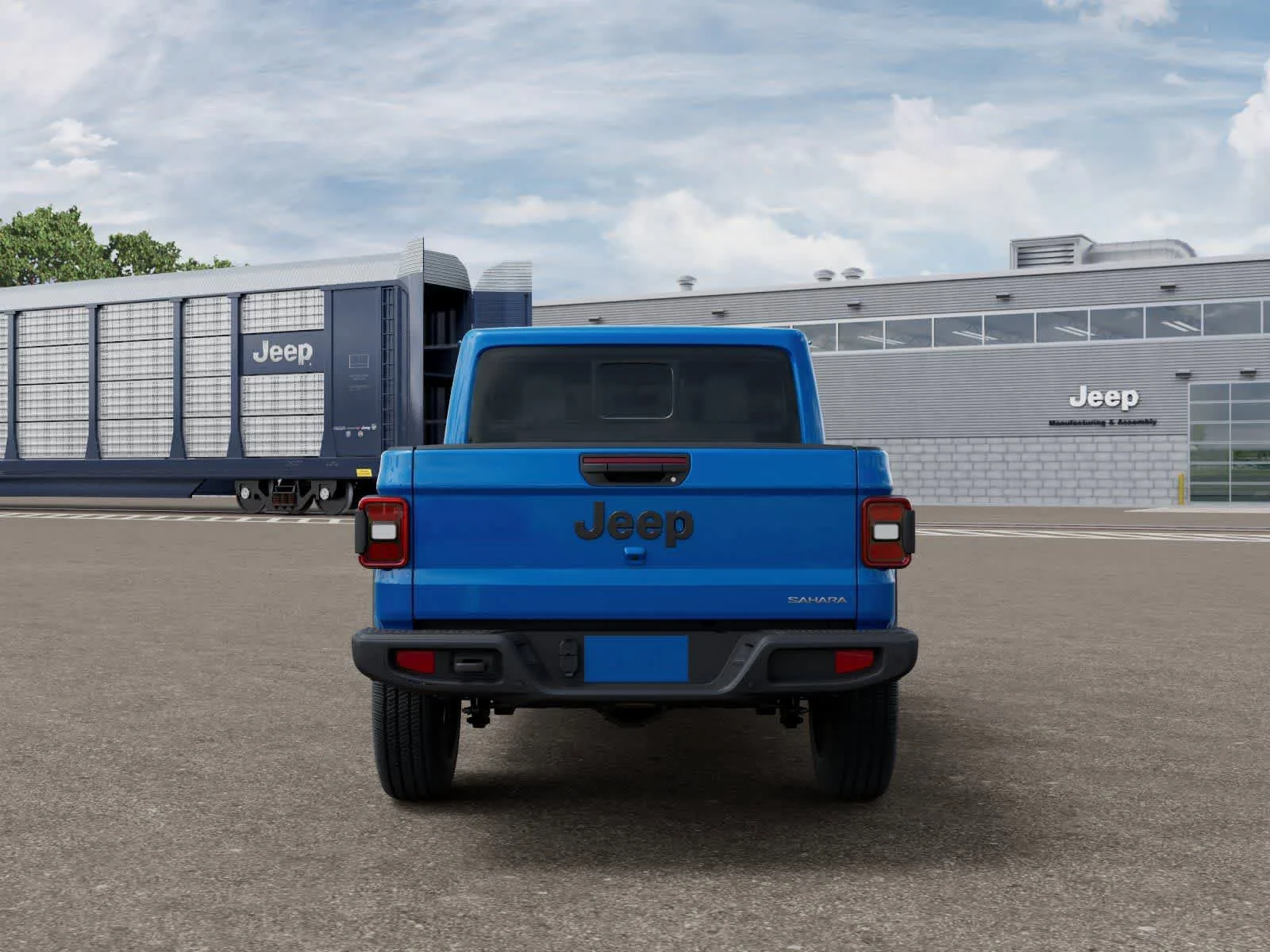 New 2026 Hydro Blue Pearl-Coat Exterior Paint Jeep Sahara image 7