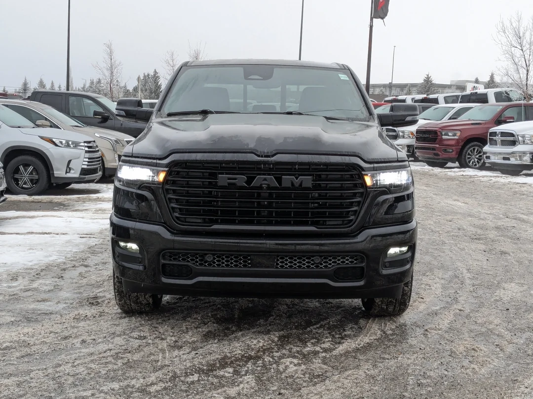New 2026 Black RAM Sport - - Panoramic Sunroof - Hurricane Turbo - 3.92 Axle - Anti-Spin Diff - Remote Start & More! image 3