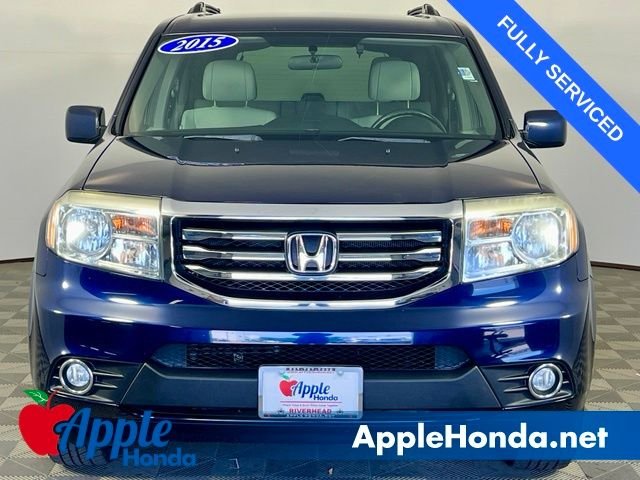 Used 2015 Obsidian Blue Pearl Honda EX image 2