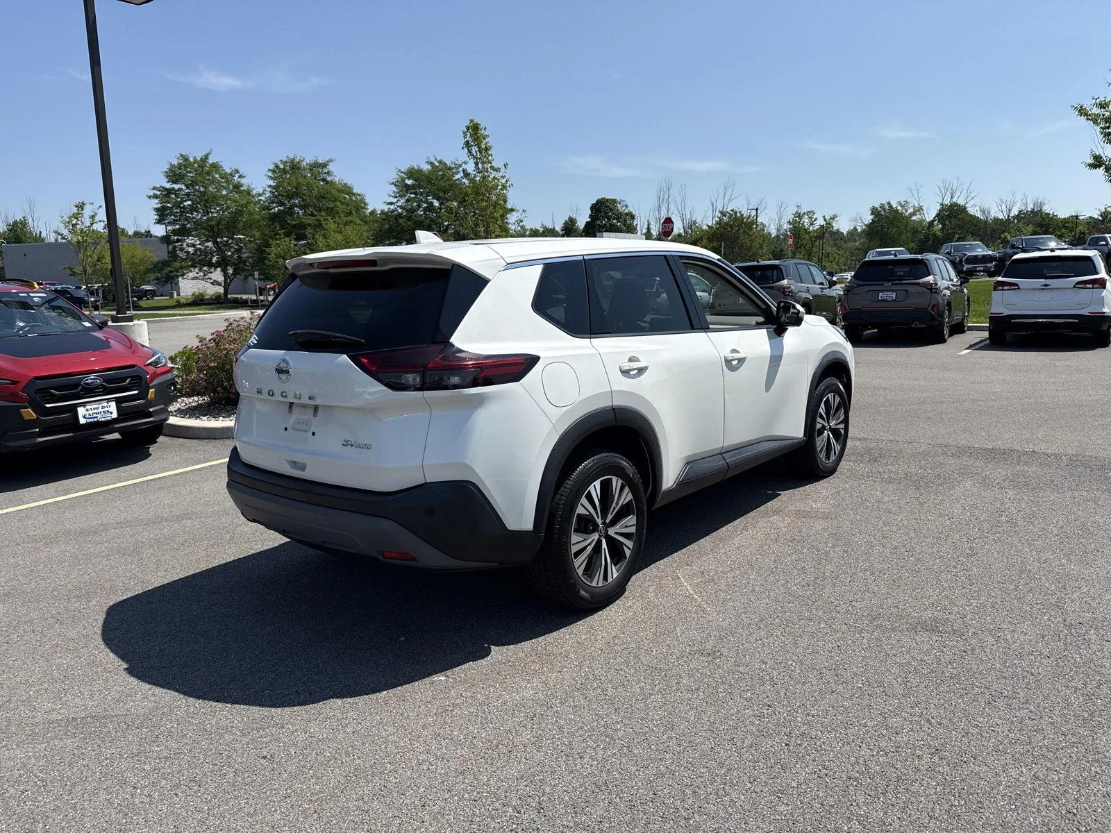 Used 2021 Pearl White Tricoat Nissan SV image 4