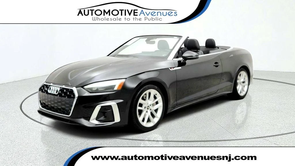 Used 2023 Mythos Black Metallic/Black Roof Audi S line Premium Plus 45 TFSI quattro w/ Nav. Pkg, B&O & Top View image 1