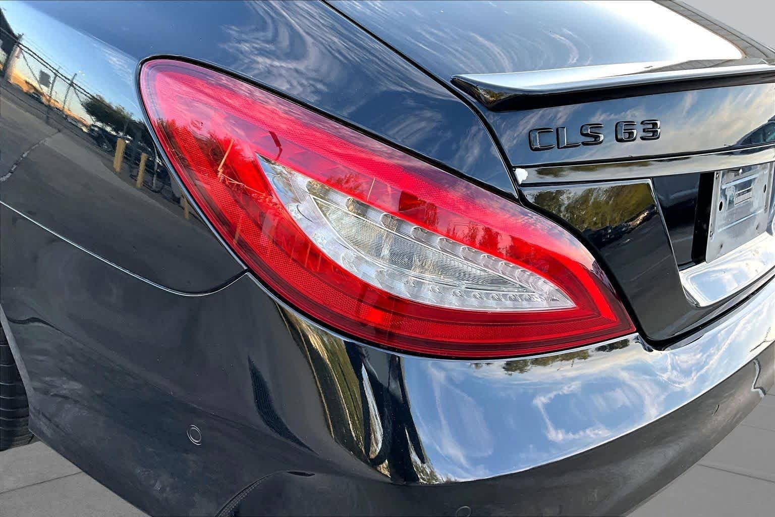 Used 2015 Obsidian Black Metallic Mercedes-Benz CLS 63 AMG® S-Model image 28