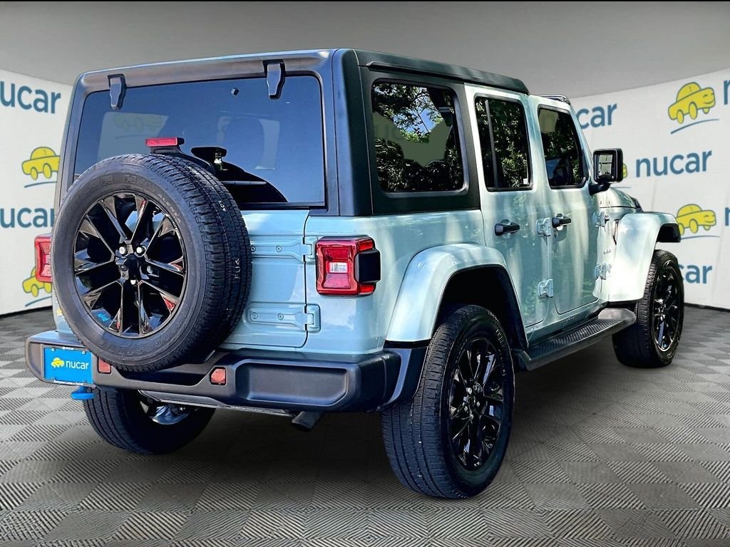 Used 2023 Gray Jeep Sahara 4xe image 6
