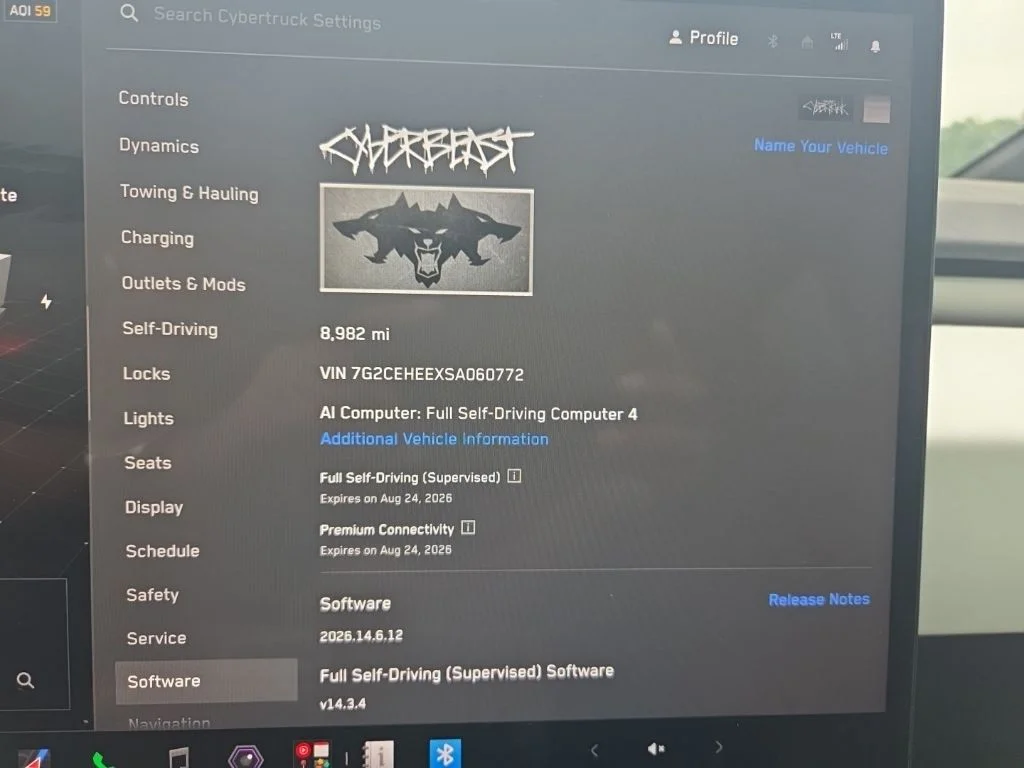 Used 2025 Silver Tesla Cyberbeast image 4