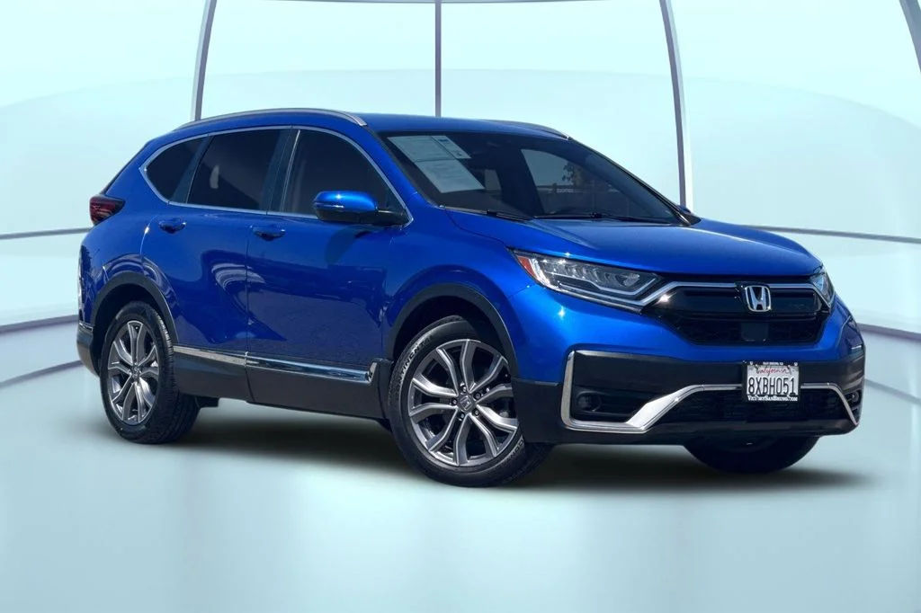 Used 2021 Aegean Blue Metallic Honda Touring image 2