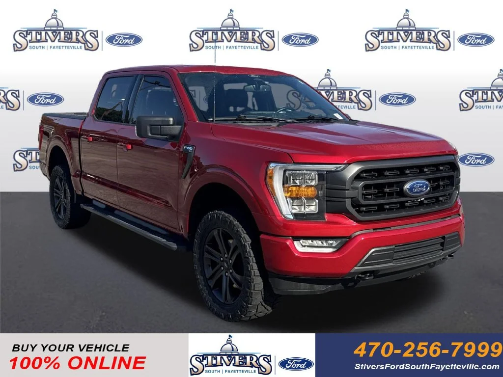 Used 2022 Red Ford XLT image 1
