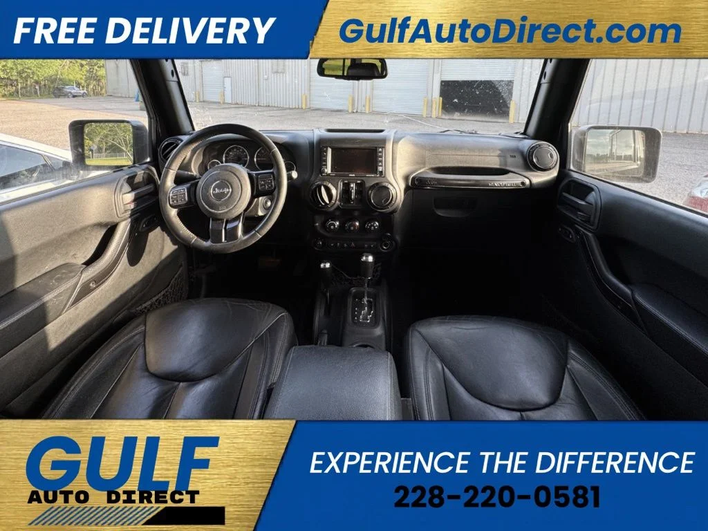 Used 2017 Black Jeep Unlimited Sahara image 2
