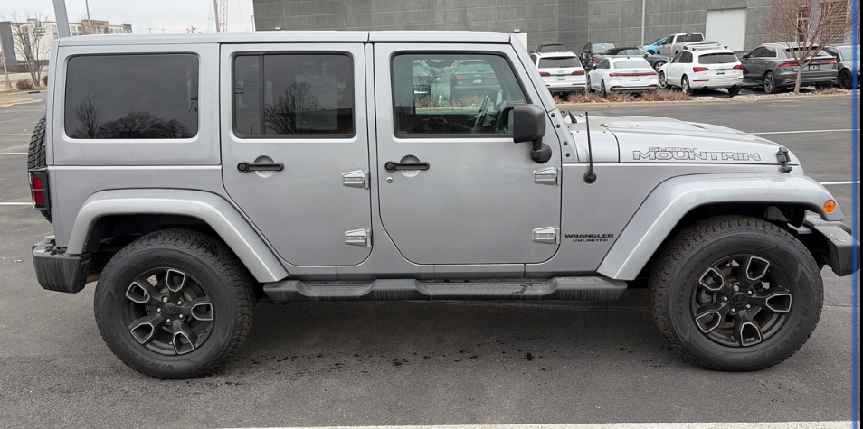 Used 2017 Jeep Wrangler Unlimited Smoky Mountain with VIN 1C4BJWEG8HL711714 for sale in Kansas City