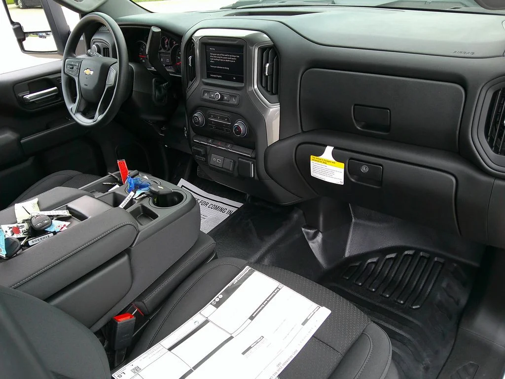 New 2025 White Chevrolet Work Truck image 7