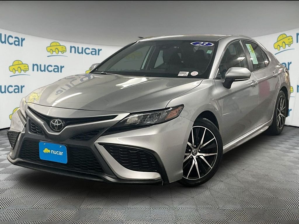 Certified Used 2023 Silver Toyota SE image 3