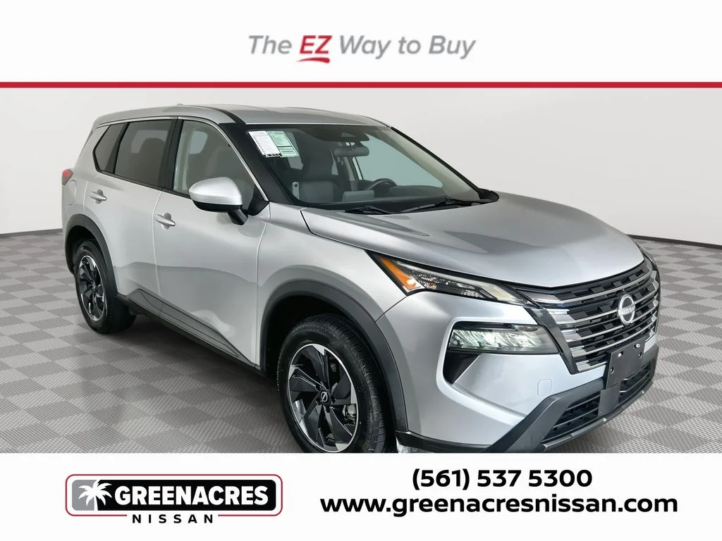 Certified Used 2024 Silver Nissan SV image 1