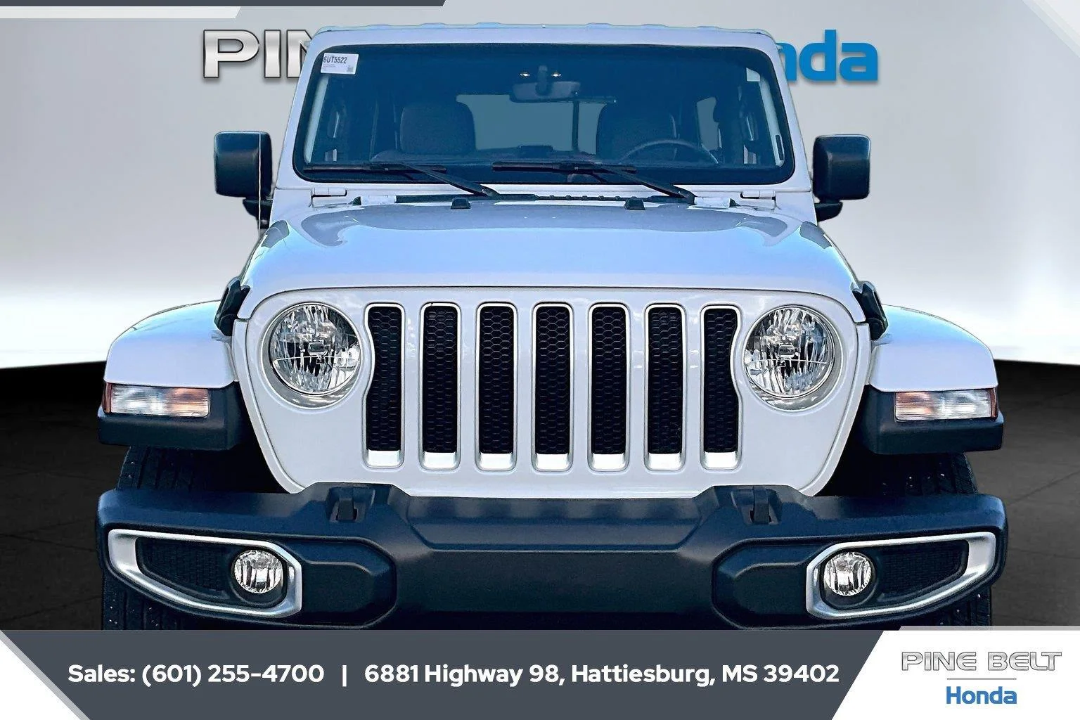 Used 2023 Bright White Clearcoat Jeep Sahara image 3