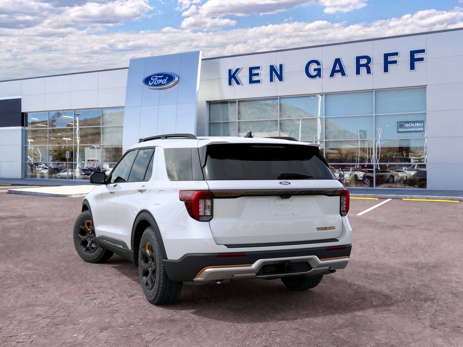 New 2027 Star White Metallic Tri-Coat Ford Tremor image 8