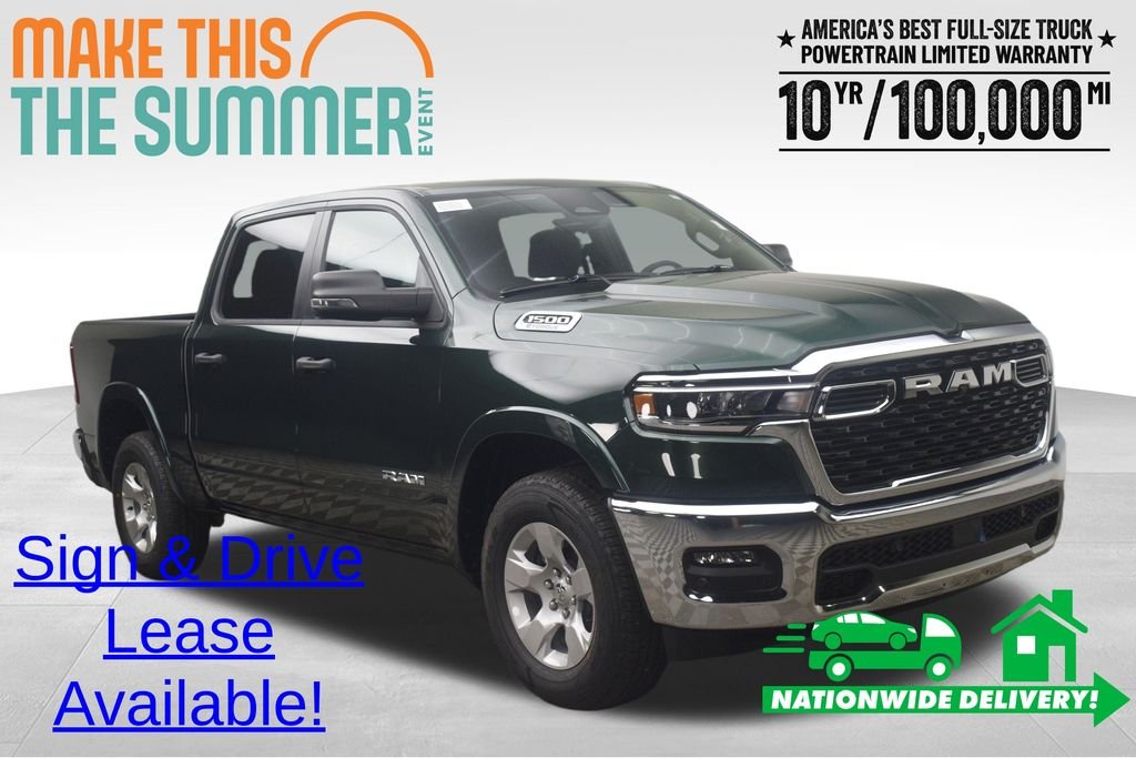 New 2026 Serrano-Green Metallic Exterior Paint RAM Big Horn/Lone Star image 1
