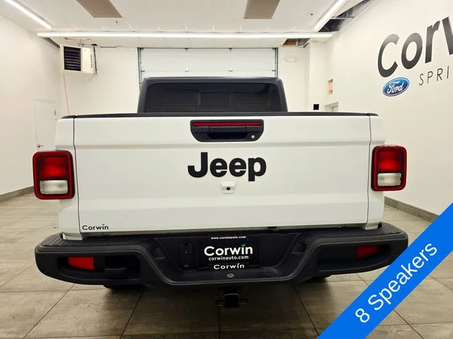 Used 2024 Bright White Clearcoat Jeep Sport image 4