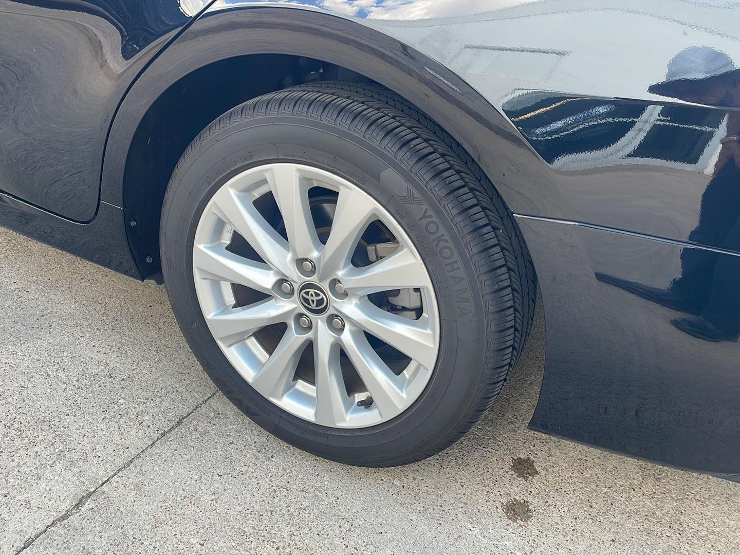 Used 2020 Midnight Black Metallic Toyota LE image 5