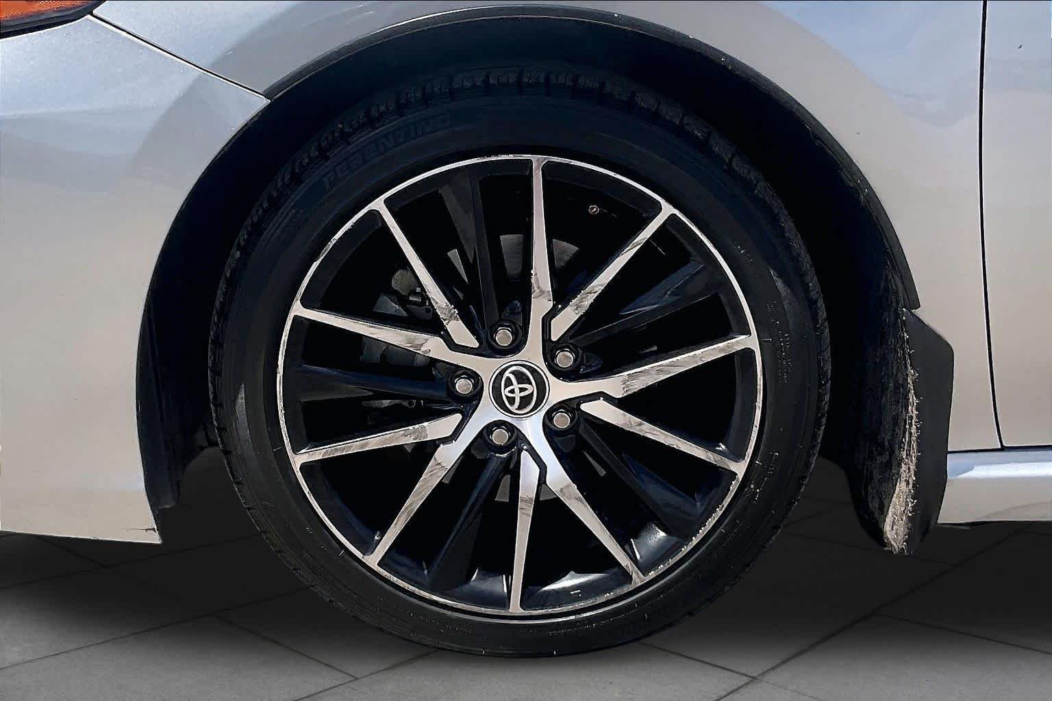 Used 2022 Celestial Silver Metallic Toyota Hybrid SE image 11