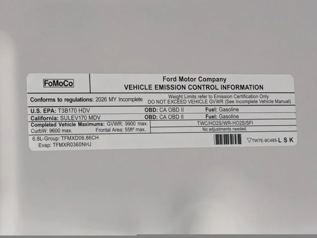 New 2026 Oxford White Ford F-250® XL image 64