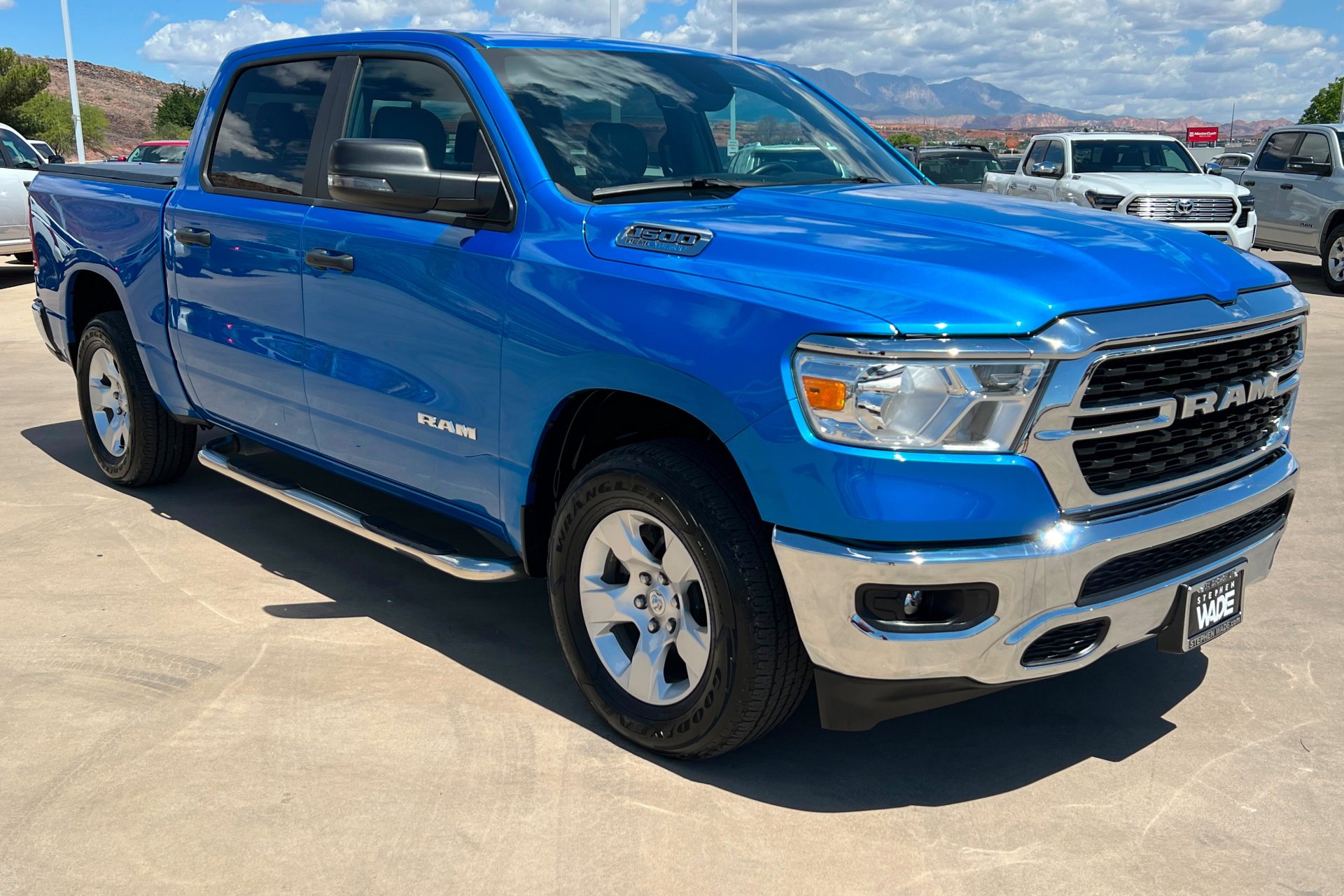 Used 2023 Hydro Blue Pearlcoat Ram Big Horn image 8