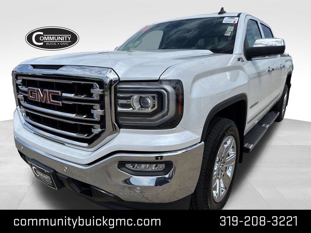 WHITE FROST TRICOAT 2018 GMC Sierra 1500 Pickup Truck Four-Wheel Drive 