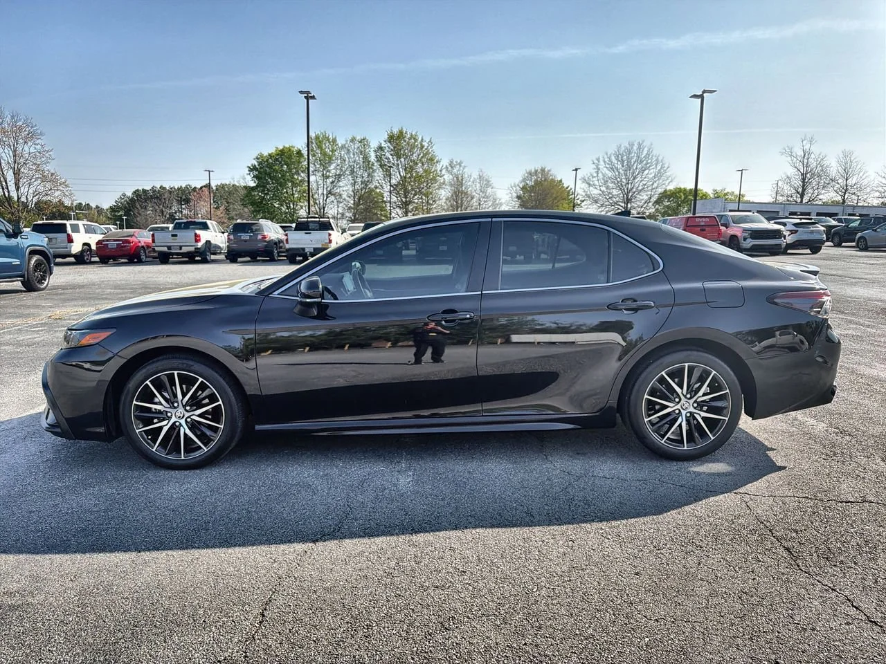 Used 2024 Black Toyota SE image 5