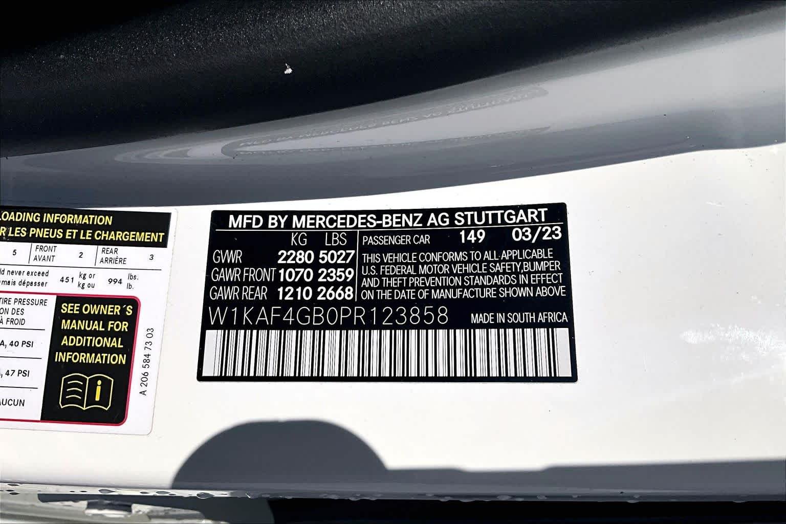 Used 2023 Polar White Mercedes-Benz C 300 image 31