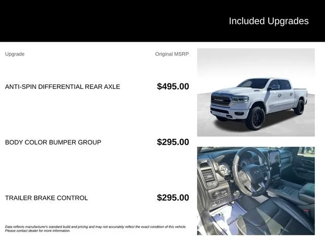 Used 2022 White Ram Limited Crew Cab 4x4 5