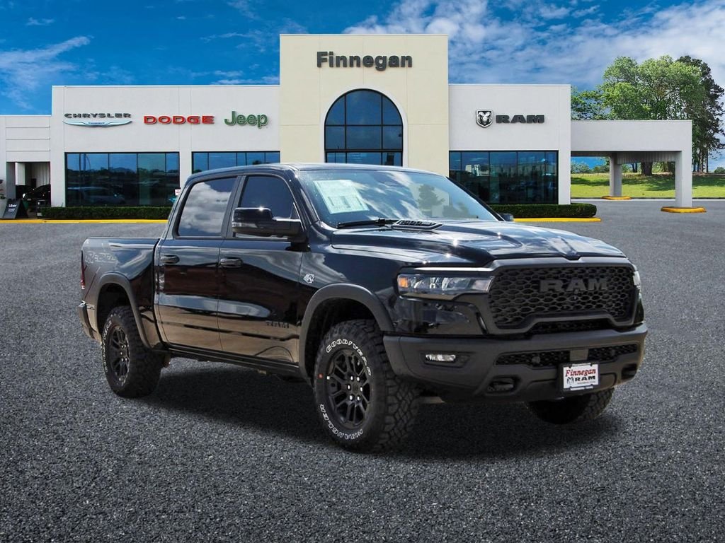 New 2026 Diamond Black Crystal Pearl-Coat Exterior Paint RAM Rebel image 1