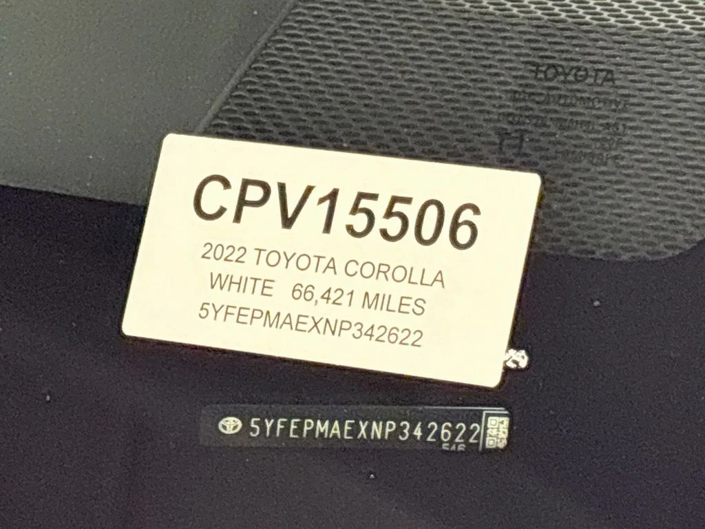 Used 2022 White Toyota LE image 24