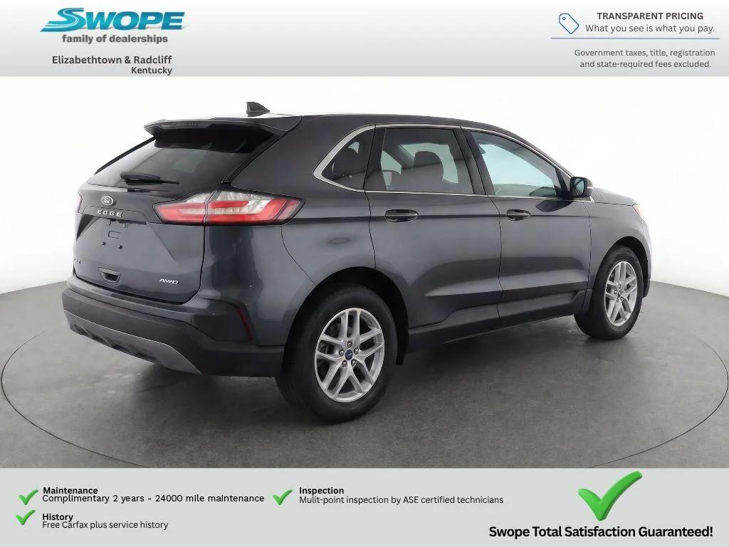 Used 2024 Forged Green Metallic Ford SEL image 6