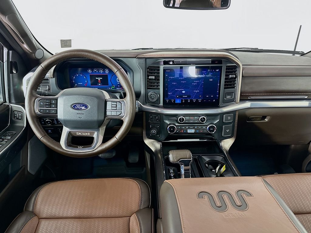 Used 2025 Antimatter Blue Metallic Ford King Ranch image 24