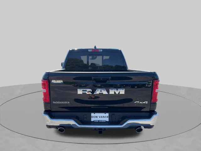 New 2027 Diamond Black Crystal Pearl-Coat Exterior Paint RAM Laramie image 4