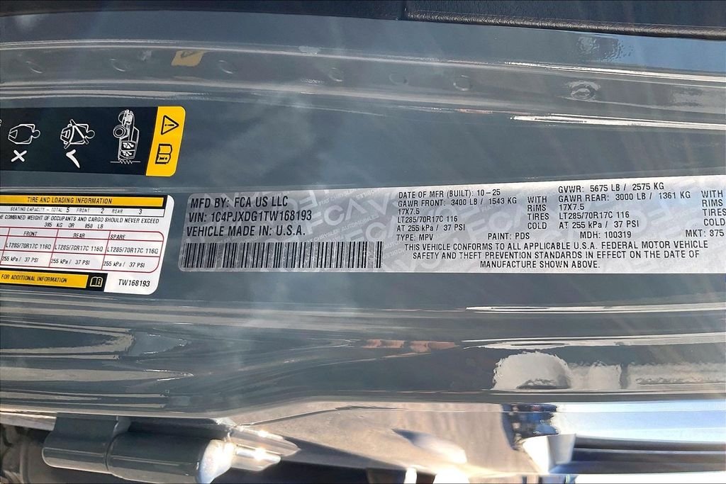 New 2026 Jeep Wrangler Willys 4D Sport Utility