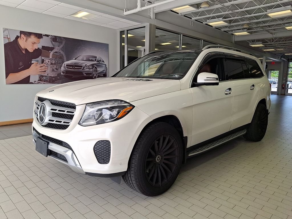 Used 2017 White Mercedes-Benz GLS 450 image 3