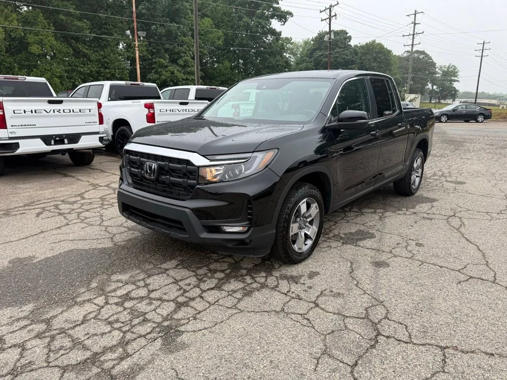 Black 2025 Honda Ridgeline RTL AWD Pickup Truck All-Wheel Drive