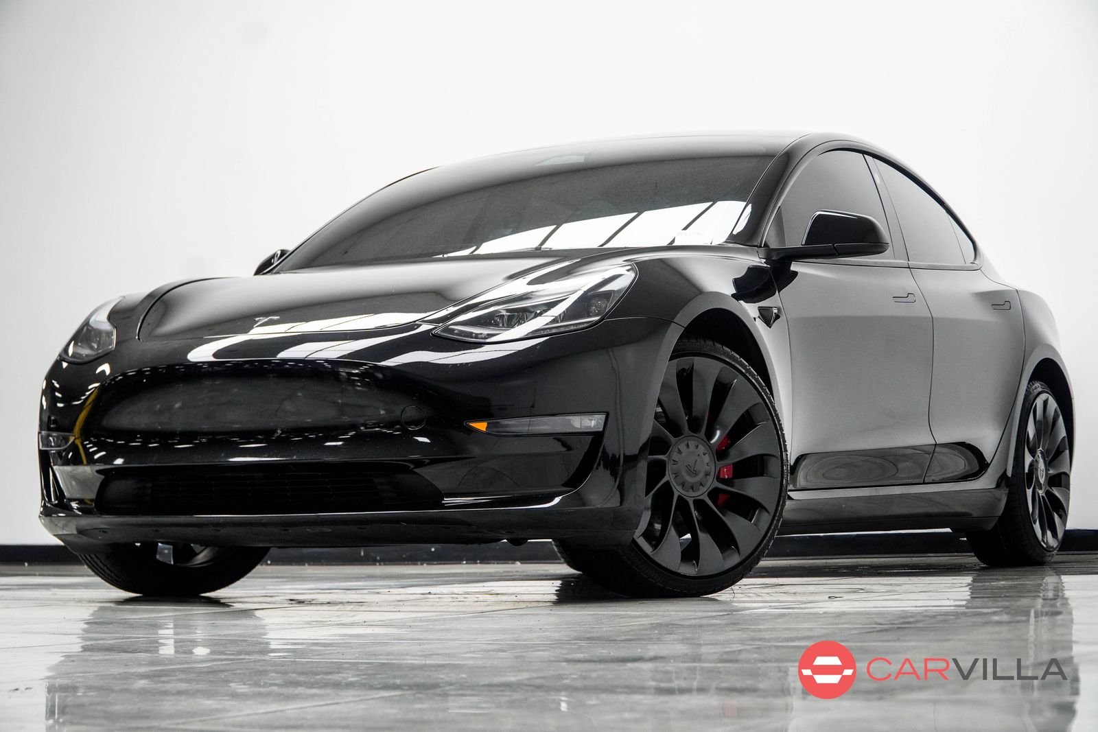 Used 2023 Black Tesla Performance image 1