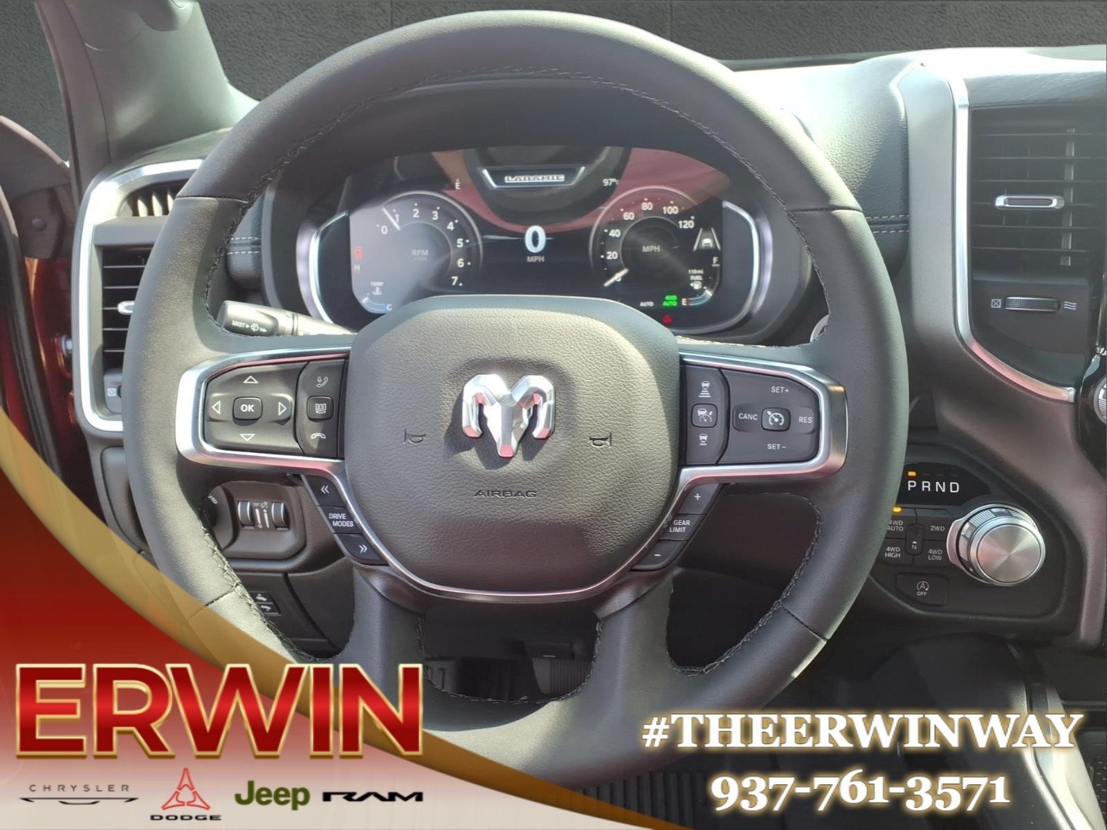 New 2027 Molten Red Pearl-Coat Exterior Paint RAM Laramie image 11