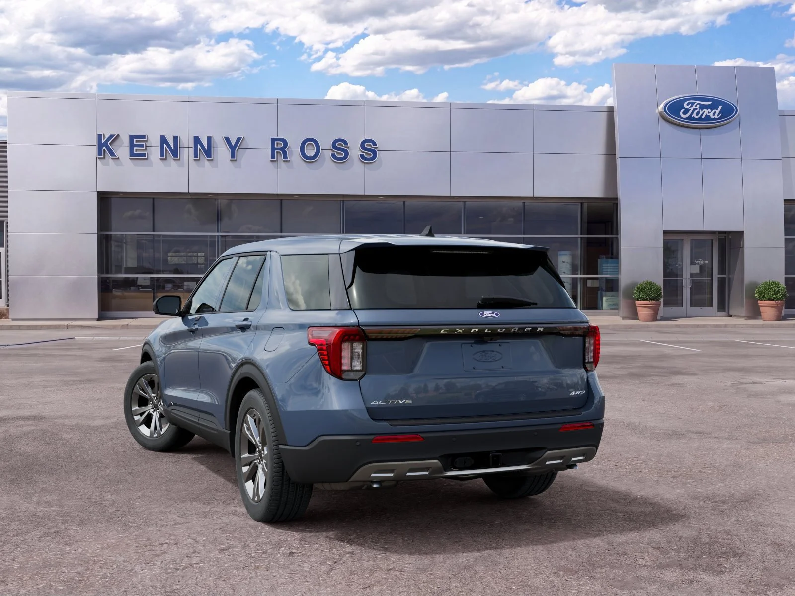 New 2027 Vapor Blue Metallic Ford Active image 4