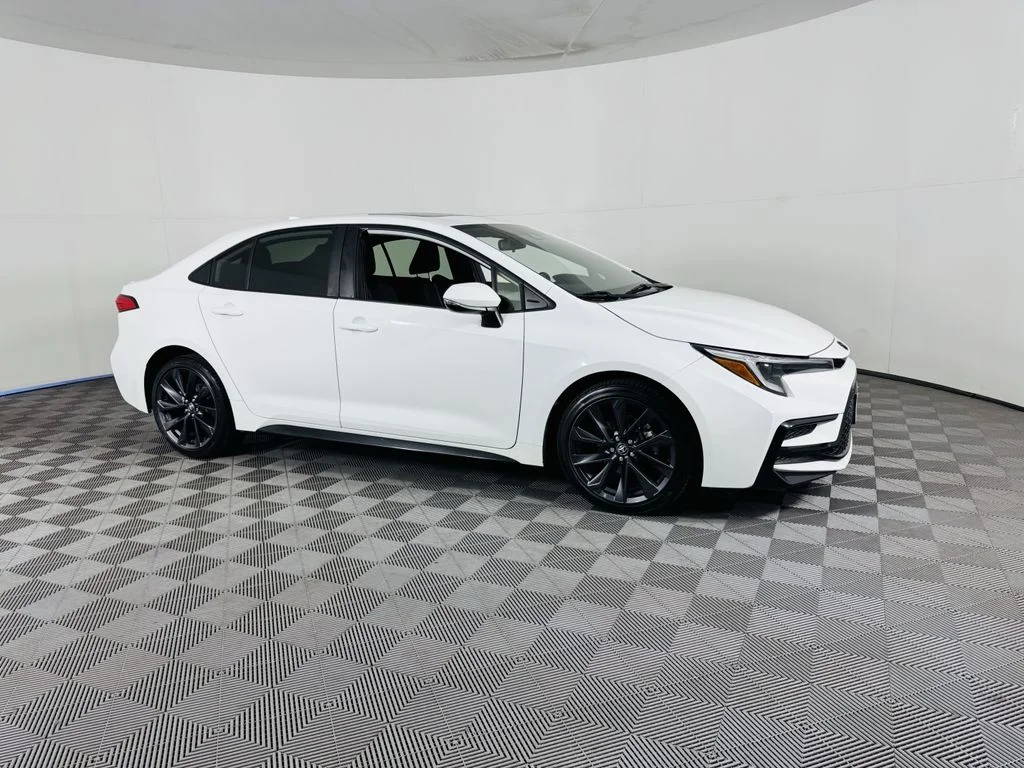 Used 2024 White Toyota SE image 2