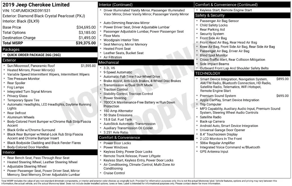 Used 2019 Black Jeep Limited image 4