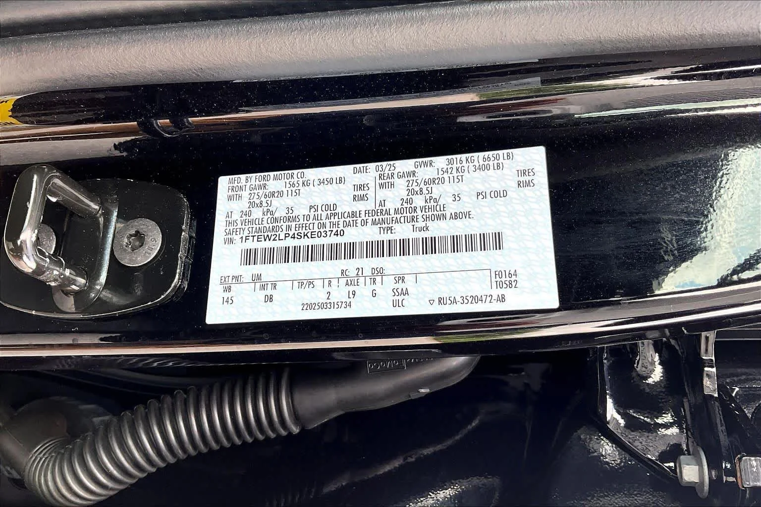 Used 2025 Agate Black Ford STX image 79