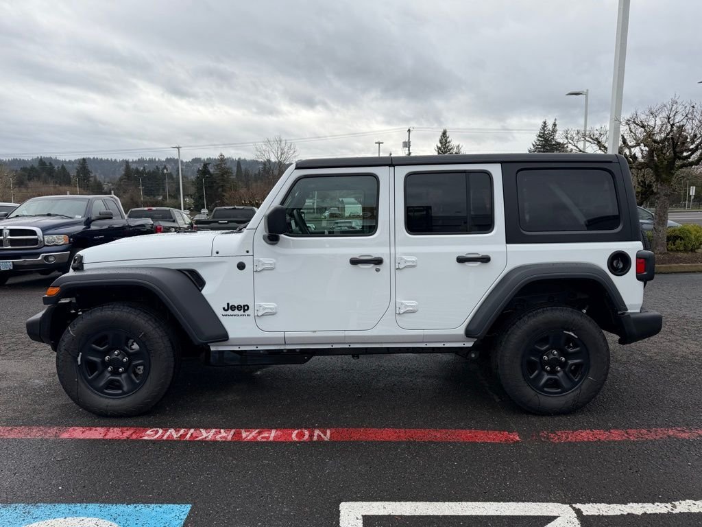 New 2026 Bright White Clear-Coat Exterior Paint Jeep Sport image 5