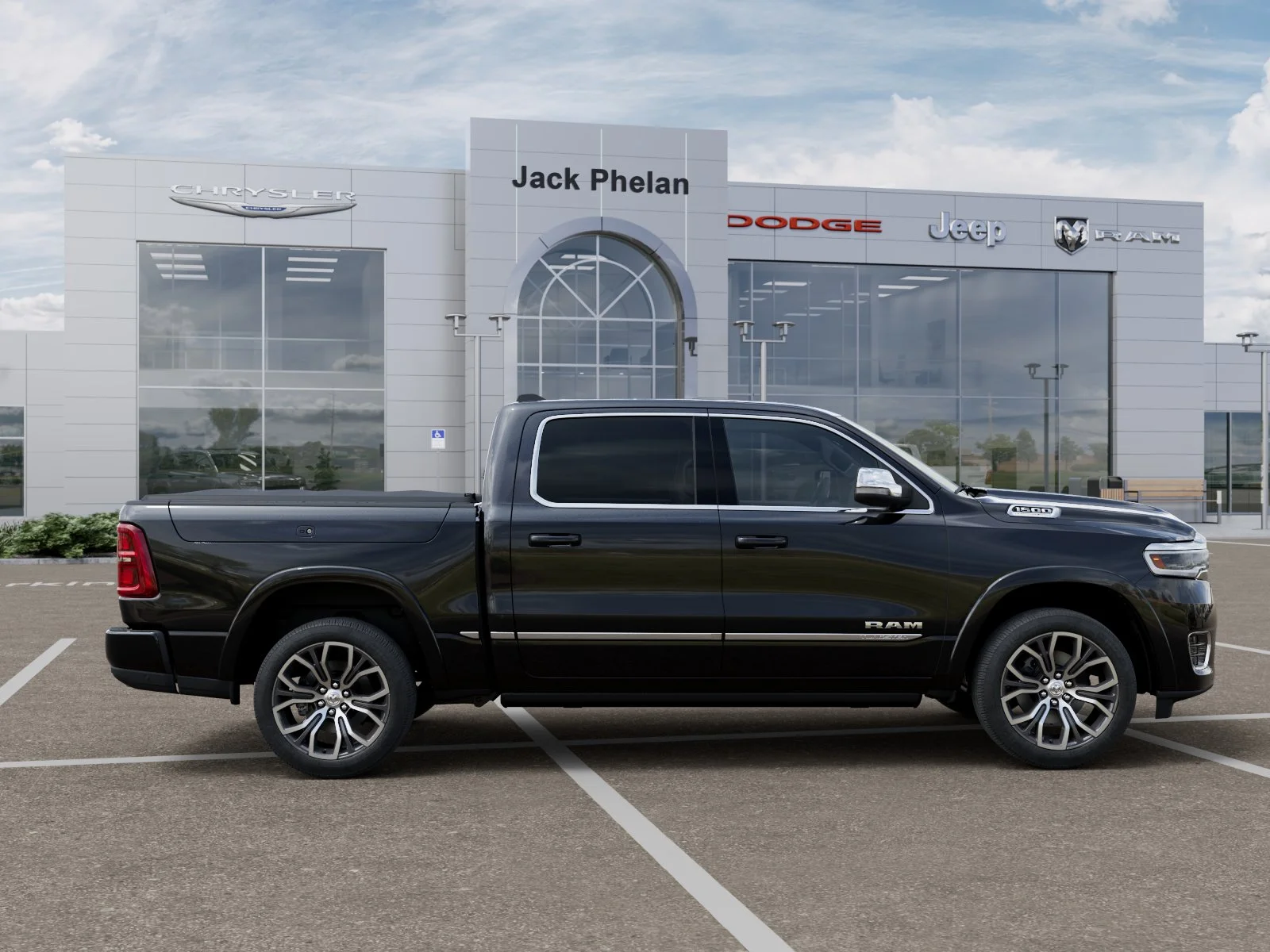 New 2026 Diamond Black Crystal Pearl-Coat Exterior Paint RAM Tungsten image 47