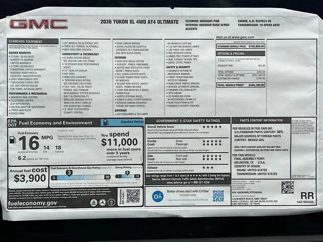 2026 GMC Yukon XL AT4 Ultimate - Photo 21
