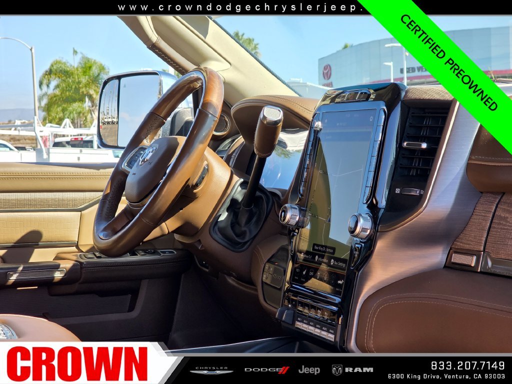 Certified Used 2021 White Ram Limited Longhorn image 11